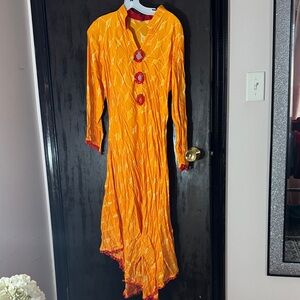 Vibrant Orange Women's Dress